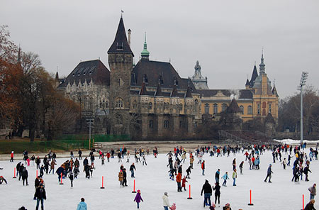 Pista de hielo del Parque Municipal - Budapest